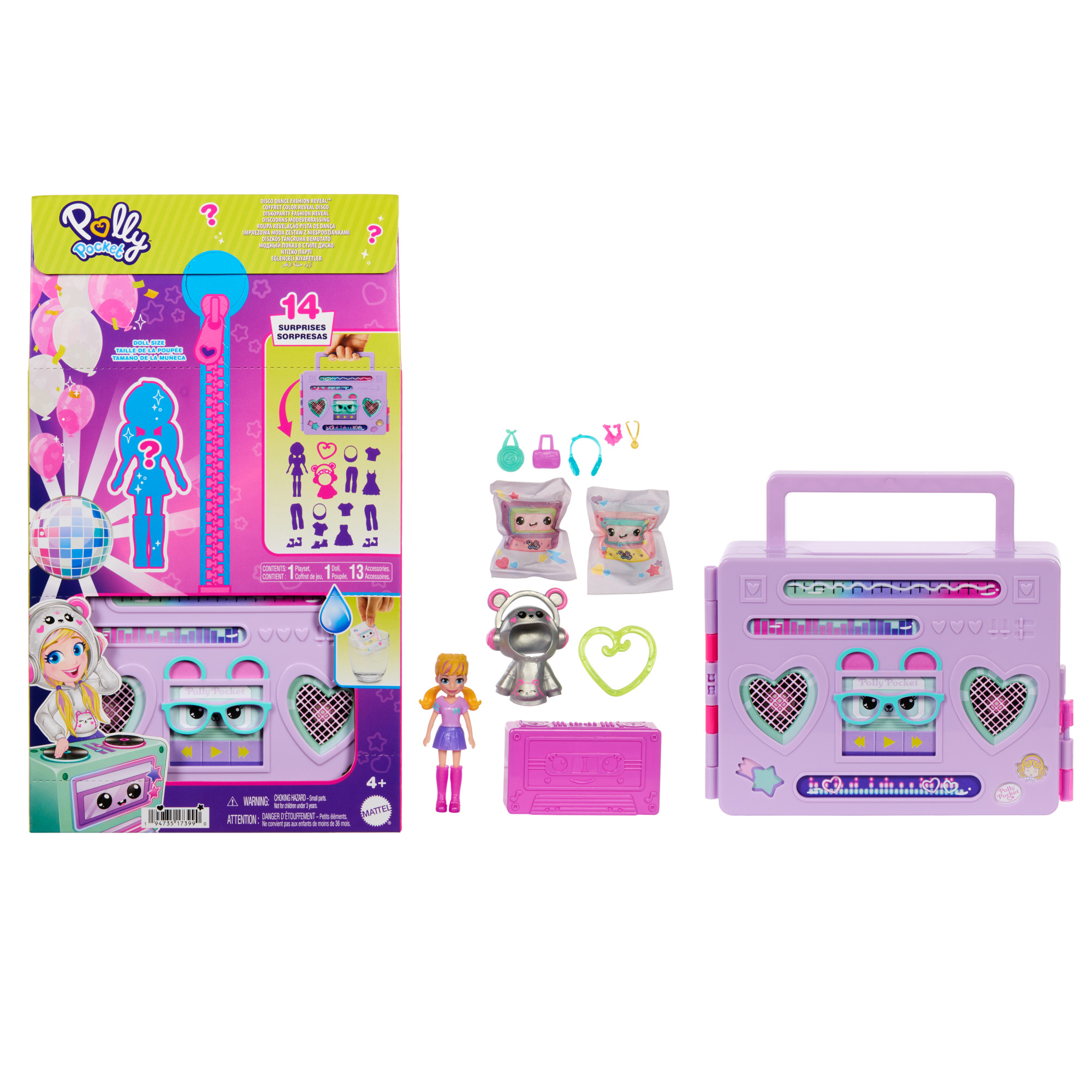 Polly Pocket Party Fashion Surprise Set HRD65